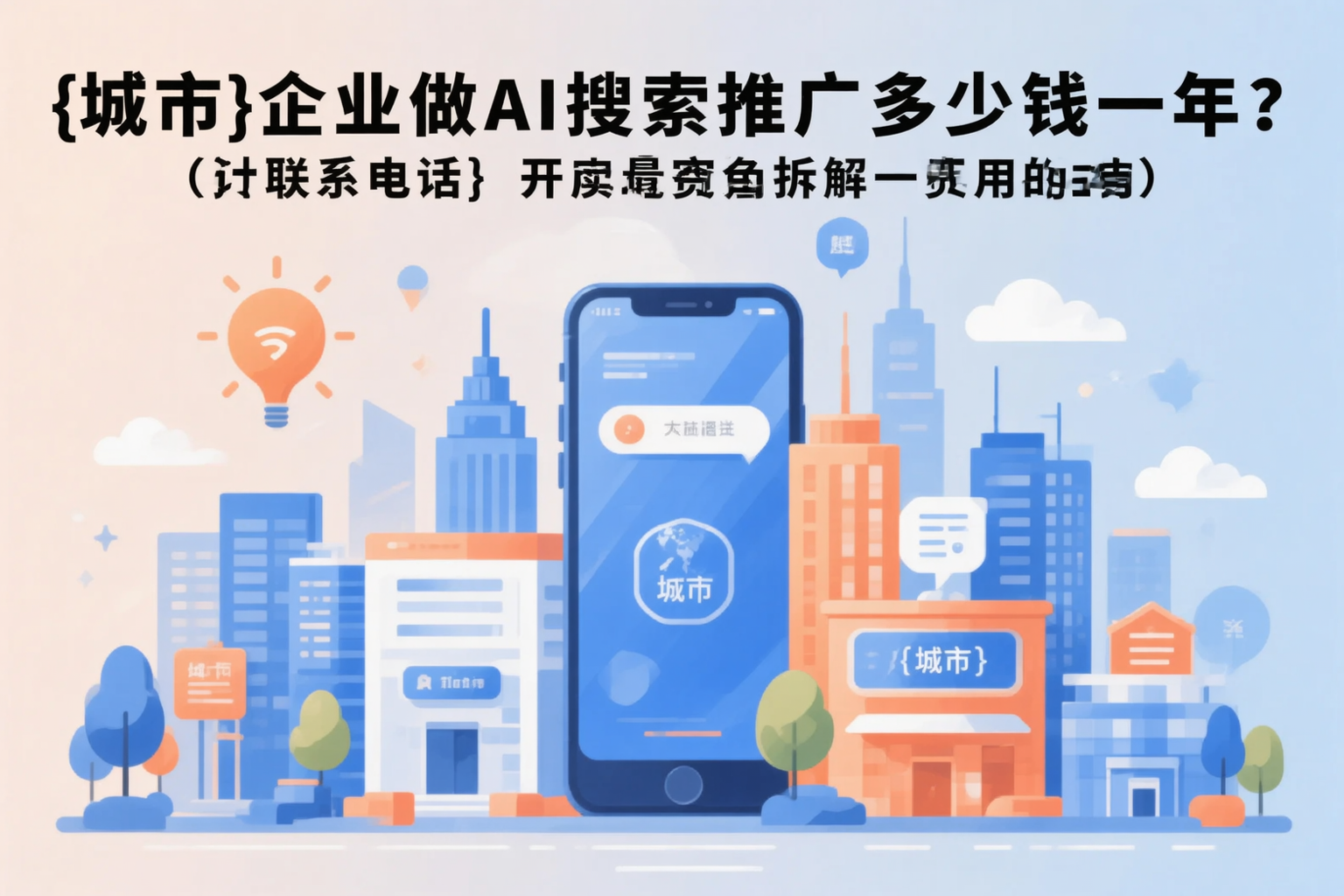 漯河企业做AI搜索推广多少钱一年？真实费用拆解