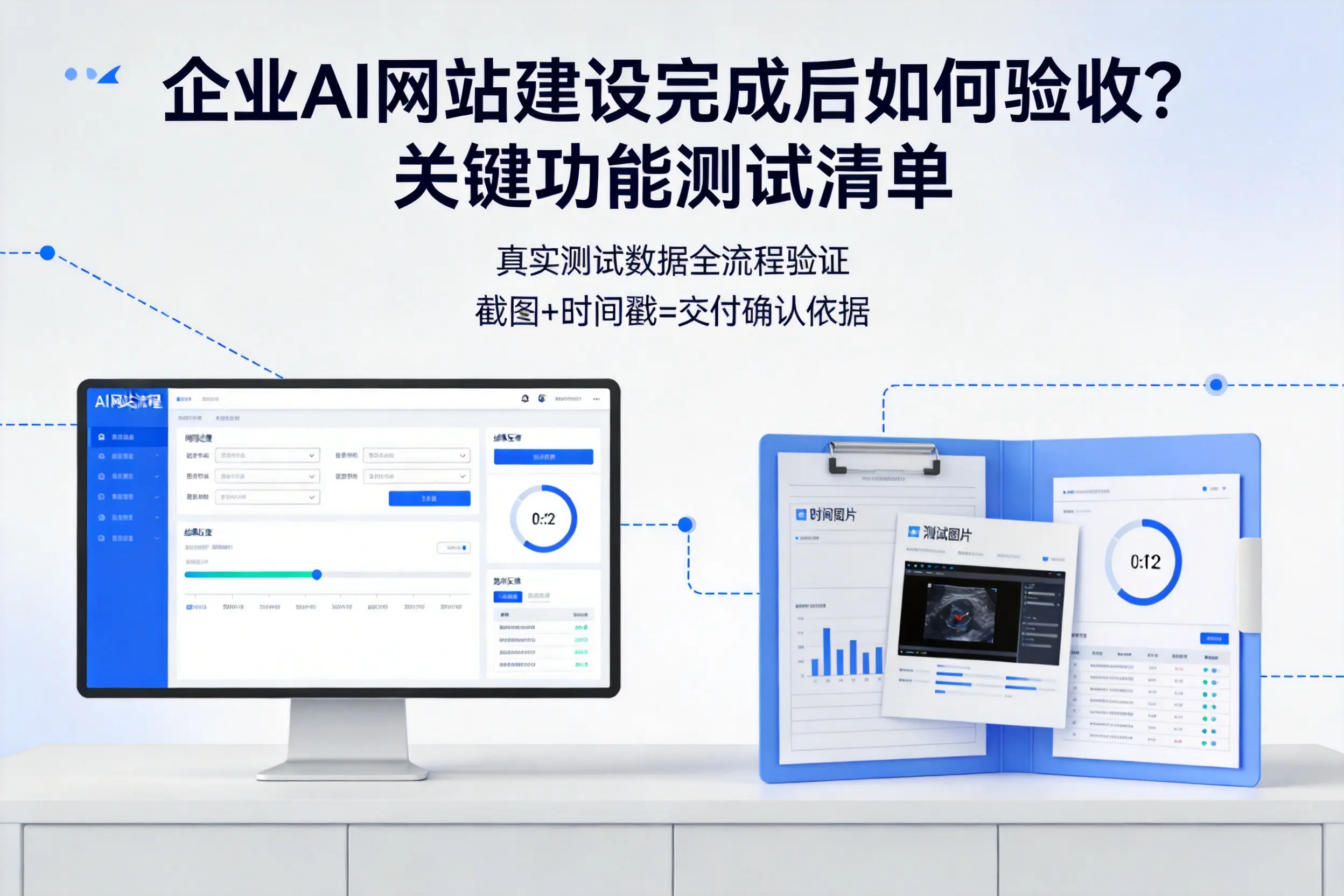 漯河企业AI网站建设完成后如何验收?关键功能测试清单