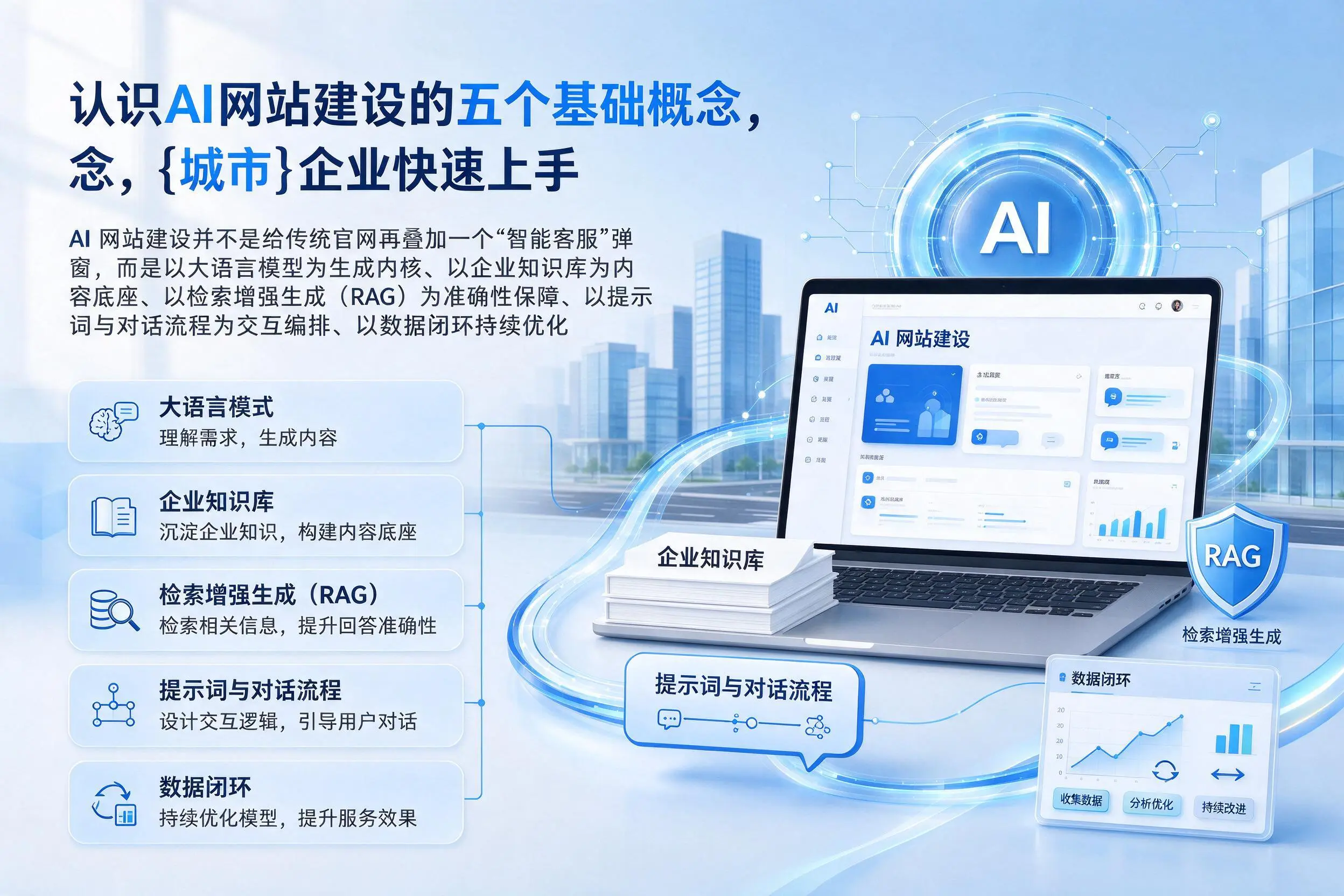 认识AI网站建设的五个基础概念，漯河企业快速上手
