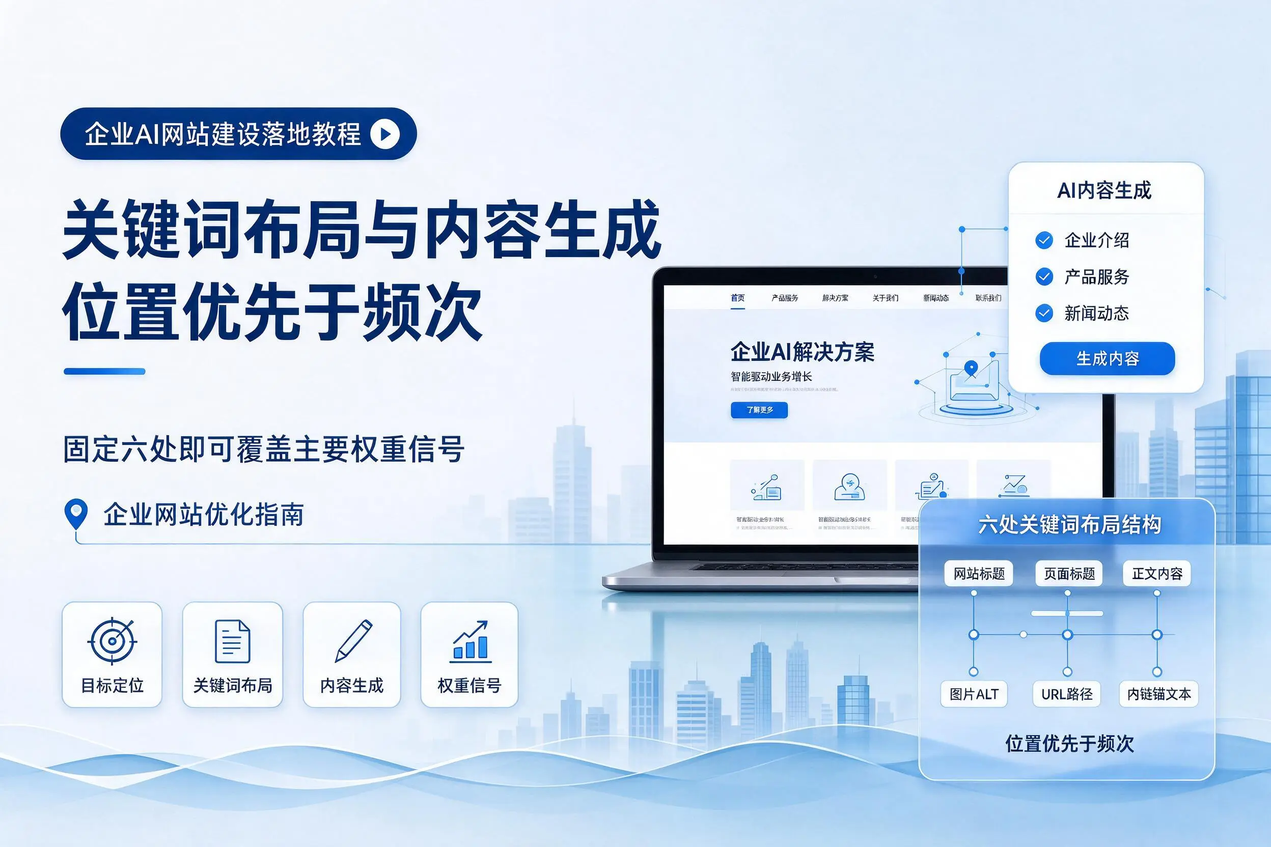 漯河企业AI网站建设落地教程:关键词布局与内容生成
